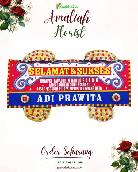 Papan Bunga Ucapan Selamat Tanjung Indah